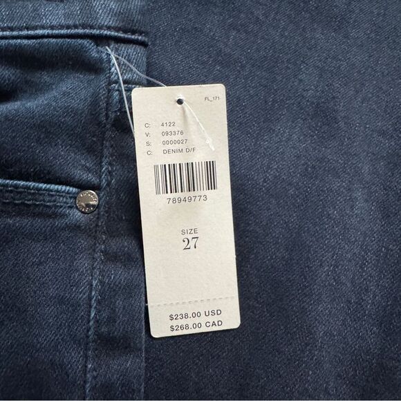 Fidelity Katie High Rise Classic Flare Empress Blue Jeans Size 27 NWT - Picture 5 of 11